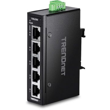 TRENDnet TI-ELC50 5-Port Ethernet Mini Switch Industrial DIN-Rail (TI-ELC50) thumbnail
