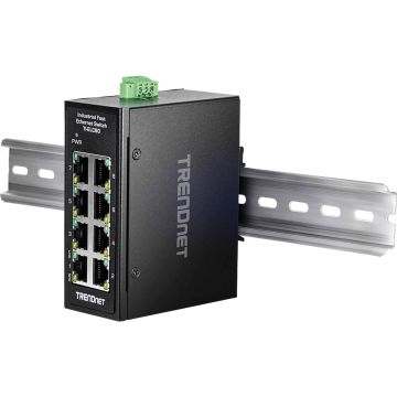 TRENDnet TI-ELC80 8-Port Ethernet Mini Switch Industrial DIN-Rail (TI-ELC80) thumbnail