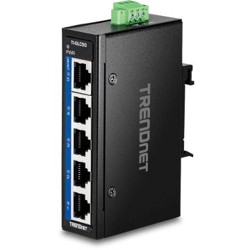TRENDnet TI-GLC50 5-Port Gigabit Industrial DIN-Rail Mini (TI-GLC50) thumbnail