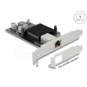 DELOCK PCI Express x1 Karte auf 1 x RJ45 GB LAN PoE + i210 (89574) thumbnail