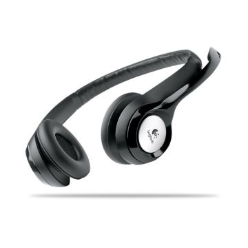Logitech ClearChat Comfort Headset Bedraad Oproepen/muziek Zwart (981-000015) thumbnail