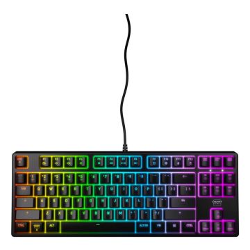 CHERRY K4V2 TKL toetsenbord Gamen USB QWERTY Amerikaans Engels Zwart (CX-K4V2-RGB-TKL-R-US) thumbnail