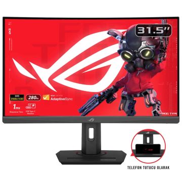 ASUS ROG Strix XG32WCMS computer monitor 80 cm (31.5") 2560 x 1440 Pixels Quad HD LCD Zwart (90LM09X0-B01970) thumbnail