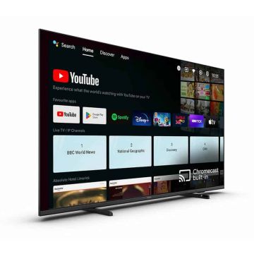 Philips 50HFL4518U/12 hospitality tv 127 cm (50") 4K Ultra HD 350 cd/m² Smart TV Zwart 20 W (50HFL4518U/12) thumbnail