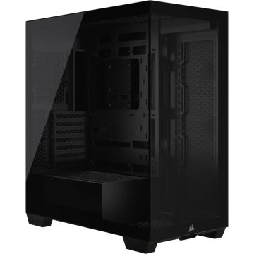 Corsair 3500X Tempered Glass Mid-Tower PC Case Black (CC-9011276-WW) thumbnail
