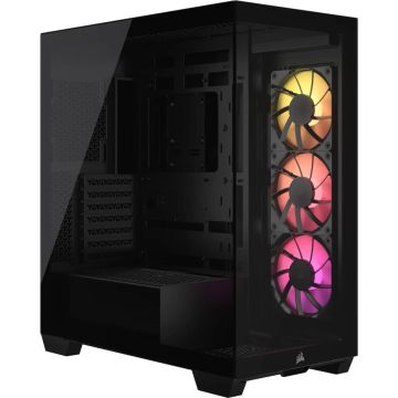 Corsair 3500X ARGB Tower Extended ATX No Power Supply Black (CC-9011278-WW) thumbnail
