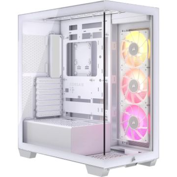 CORSAIR - Mid tower - Seitenteil mit Fenster (gehärtetes Glas) - keine Spannungsversorgung (ATX) - USB/Audio (CC-9011281-WW) (CC-9011281-WW) thumbnail