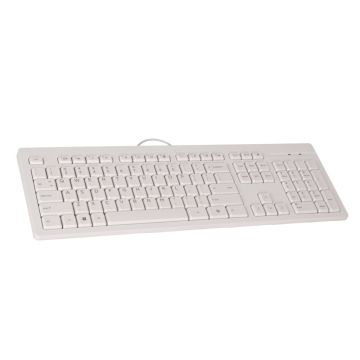 HP SPS-HP 125  WHITE WIRED KEYBOARD GRK (M81905-151) thumbnail