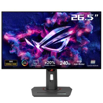 ASUS ROG Strix OLED XG27AQDMG computer monitor 67,3 cm (26.5") 2560 x 1440 Pixels Quad HD Zwart (90LM0AH0-B01A70) thumbnail