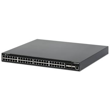 Intellinet 54-poorts L3 volledig beheerde Gigabit PoE+ netwerk switch, 48x RJ45 + 6x 10G SFP+ uplinks, PoE-budget 850 W, Layer 3 routing, VLAN/QoS, 19" rackmontage, professionele netwerkomgevingen, 3 jaar garantie (562041) thumbnail