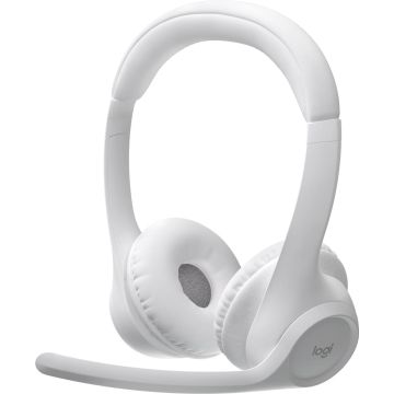 Logitech Zone 300 Headset Draadloos Hoofdband Kantoor/callcenter Bluetooth Wit (981-001417) thumbnail