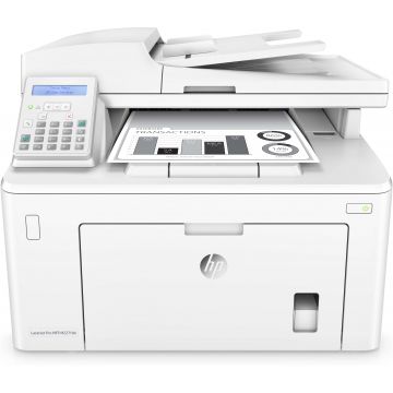 HP LaserJet Pro MFP M227fdn, Zwart-wit, Printer voor Bedrijf, Afdrukken, kopiëren, scannen, faxen