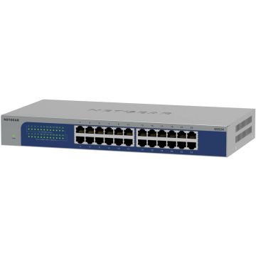 NETGEAR GS524-300EUS netwerk-switch Unmanaged Gigabit Ethernet (10/100/1000) Grijs (GS524-300EUS) thumbnail