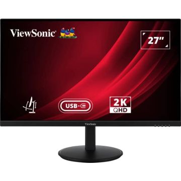 Viewsonic VG Series VG2709-2K-MHDU-2 computer monitor 68,6 cm (27") 2560 x 1440 Pixels Quad HD LED Zwart (VG2709-2K-MHDU-2) thumbnail