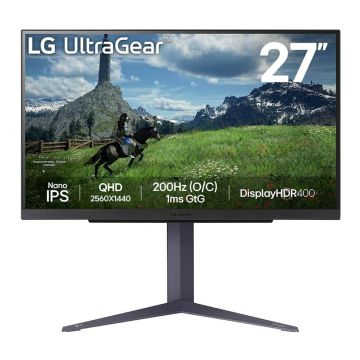 LG 27GS85Q-B computer monitor 68,6 cm (27") 2560 x 1440 Pixels Quad HD LCD Zwart (27GS85Q-B.AEU) thumbnail