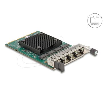 Delock OCP 3.0 Karte zu 4 x RJ45 Gigabit LAN (88300) thumbnail