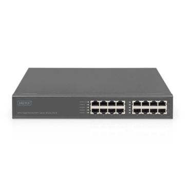 DIGITUS Switch 8-Port Gigabitgabit PoE + Injektor 250W schw (DN-95118) thumbnail