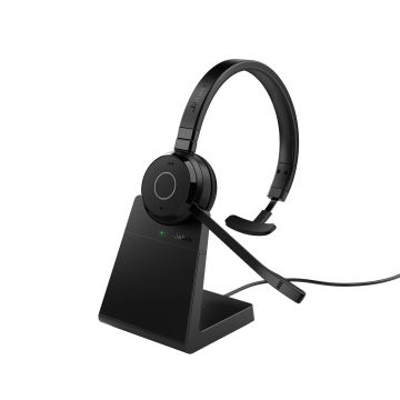 Jabra Evolve 65 TE Headset Bedraad en draadloos Hoofdband Kantoor/callcenter USB Type-A Bluetooth Zwart (6693-833-399) thumbnail