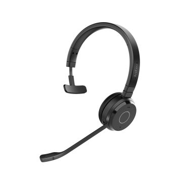Jabra Evolve 65 TE Headset Bedraad en draadloos Hoofdband Kantoor/callcenter USB Type-A Bluetooth Zwart (6693-839-409) thumbnail