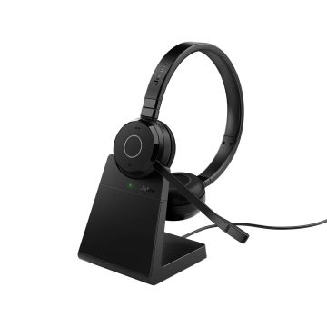 Jabra Evolve 65 TE Headset Bedraad en draadloos Hoofdband Kantoor/callcenter USB Type-A Bluetooth Zwart (6699-833-499) thumbnail