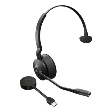 Jabra Engage 55 SE Headset Draadloos Hoofdband Kantoor/callcenter Zwart (9653-470-111) thumbnail