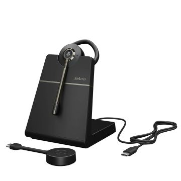 Jabra Engage 55 SE Headset Draadloos oorhaak Car/Home office Zwart (9655-475-111) thumbnail