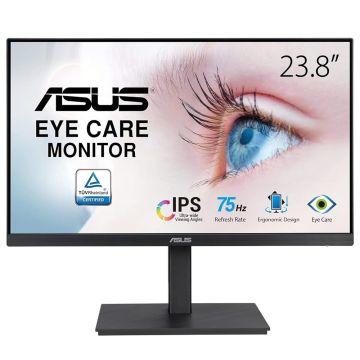 ASUS VA24EQSB computer monitor 60,5 cm (23.8") 1920 x 1080 Pixels Full HD LED Zwart (90LM056F-B04170) thumbnail