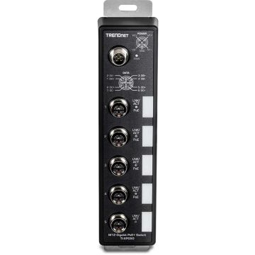 TRENDnet 5-PORT INDUSTRIAL EN50155 M12 - GIGABIT POE+ RAILWAY SWITCH (TI-XPG50) (TI-XPG50) thumbnail