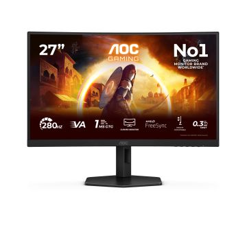 AOC G4 C27G4ZXU computer monitor 68,6 cm (27") 1920 x 1080 Pixels Full HD LED Zwart (C27G4ZXU) thumbnail