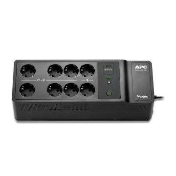 APC Back-UPS BE500G2-GR - Noodstroomvoeding 8x stopcontact, 500VA, 1 USB oplader, 1 USB datapoort (BE500G2-GR) thumbnail