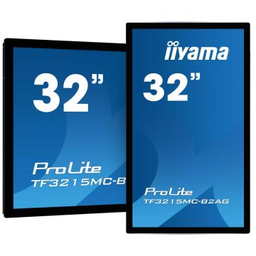 iiyama ProLite TF3215MC-B2AG computer monitor 80 cm (31.5") 1920 x 1080 Pixels Full HD LED Touchscreen Kiosk Zwart (TF3215MC-B2AG) thumbnail