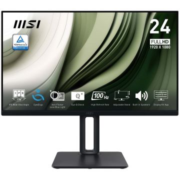 MSI Pro MP245PG computer monitor 60,5 cm (23.8") 1920 x 1080 Pixels Full HD LCD Zwart (9S6-3PC19M-005) thumbnail