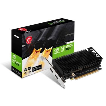 MSI GeForce GT 1030 4GHD4 LP OC NVIDIA 4 GB GDDR4 (V812-037R) thumbnail