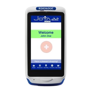 Datalogic Joya Touch 22, 2D, Gun, USB-C, BT (5.1), WLAN, NFC, Android, GMS, blauw, grijs (911400026) thumbnail