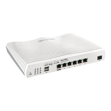 Draytek Vigor 2866L WLAN-Router Gigabit Ethernet Dual-Band (2,4 GHz/5 GHz) 4G Weiß (V2866L-DE-AT-CH) (V2866L-DE-AT-CH) thumbnail