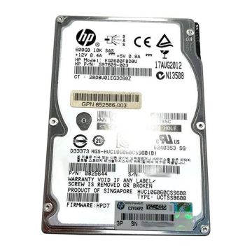 HP SPS-DRV HDD 600GB 12G 10K SFF SAS ENT (848513-B21) thumbnail