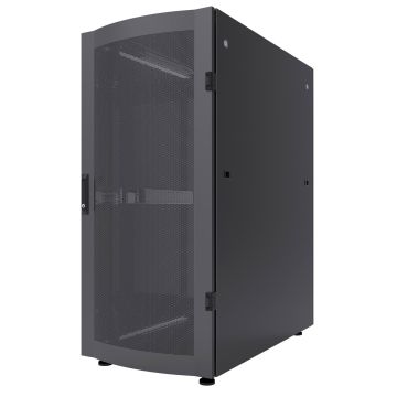 Intellinet 19" serverkast vrijstaand, 36U, 600x1200 mm (breedte x diepte), zwart, bouwpakket (flatpack), max. 1500 kg, meerpuntsdeurslot, 1 slot per zijpaneel, bruikbare diepte 123–973 mm, IP20, staal (713696) thumbnail