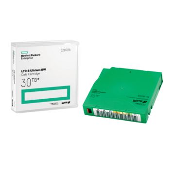 Hewlett Packard Enterprise LTO-8 Ultrium 30TB RW Data Cartridge Lege gegevenscartridge 12000 GB 1,27 cm (Q2078A) thumbnail