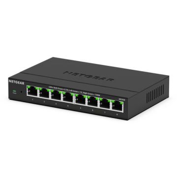 NETGEAR MS308E Unmanaged 2.5G Ethernet (100/1000/2500) Zwart (MS308E-100EUS) thumbnail