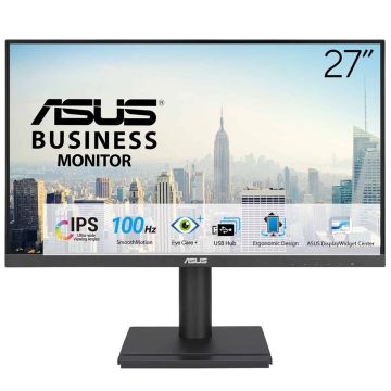 ASUS VA27DQFS computer monitor 68,6 cm (27") 1920 x 1080 Pixels Full HD LCD Zwart (90LM06H0-B01370) thumbnail