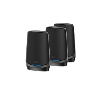 NETGEAR RBKE963B draadloze router 10 Gigabit Ethernet Quad-band (2.4 GHz / 5 GHz-1 / 5 GHz-2 / 6 GHz) Zwart (RBKE963B-100EUS) thumbnail