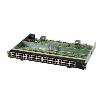Hewlett Packard Enterprise Aruba 6400 48-port 1GbE Class 4 PoE v2 network switch module Gigabit Ethernet (R0X38B) thumbnail
