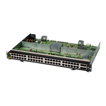 Hewlett Packard Enterprise Aruba 6400 48-port 1GbE Class 4 PoE & 4-port SFP56 v2 network switch module Gigabit Ethernet (R0X39C) thumbnail
