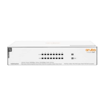Hewlett Packard Enterprise Aruba Instant On 1430 8G Class4 PoE 64W Unmanaged L2 Gigabit Ethernet (10/100/1000) Power over Ethernet (PoE) Wit (R8R46A#ABB) thumbnail