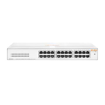 Hewlett Packard Enterprise Aruba Instant On 1430 24G Unmanaged L2 Gigabit Ethernet (10/100/1000) 1U Wit (R8R49A#ABB) thumbnail
