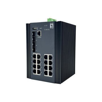 LevelOne IGU-2071 netwerk-switch Managed L2+ Gigabit Ethernet (10/100/1000) Zwart (IGU-2071) thumbnail