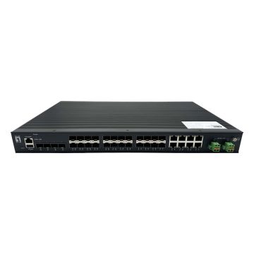 LevelOne IGU-2872 netwerk-switch Managed L2+ Zwart (IGU-2872) thumbnail