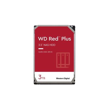 Western Digital WD Red Plus WD30EFPX - Festplatte - 3TB - intern - 3.5 (8,9 cm) - SATA - Puffer: 256MB (WD30EFPX) (WD30EFPX) thumbnail