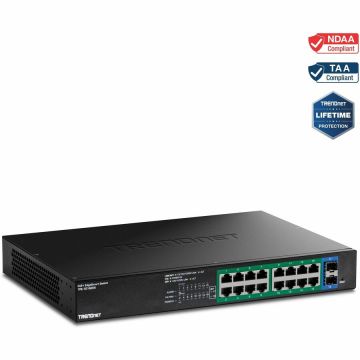 TRENDnet 26-Port Gigabit EdgeSmart PoE+ Switch (TPE-TG262ES) thumbnail