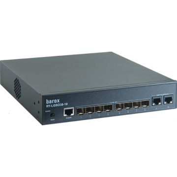 barox Switch 8-Port 1/10GSFP+ 2x1/2,5/5/10G, RJ45 management (RY-LGSO38-10) thumbnail